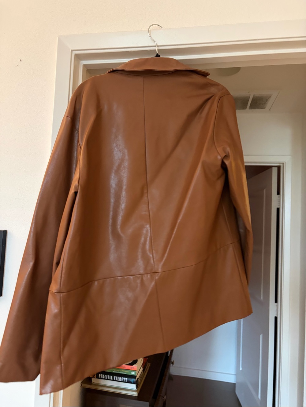 Kittenish Women’s Leather Trench Coat - Picture 2 of 4